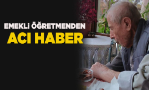 Sinoplu emekli öğretmen hayatını kaybetti