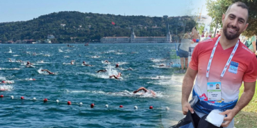 Sinoplu yüzücü kıtalar arasını 58 dakikada yüzdü