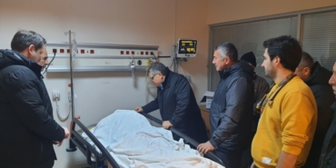 Sinop'ta göçük altında kalan yaşlı çift tedavi altında