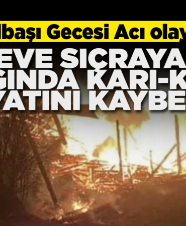 Yılbaşı gecesi çıkan yangında iki kişi öldü