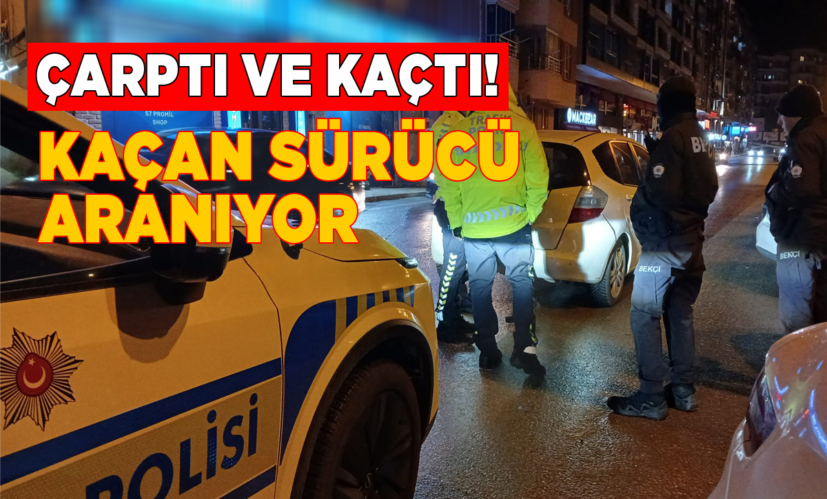 Sinop’ta kazaya karışan otomobil olay yerinden kaçtı