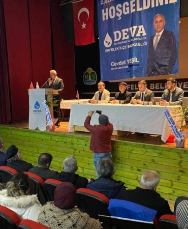 DEVA Partisi Erfelek Belediye Başkan Adayını açıkladı