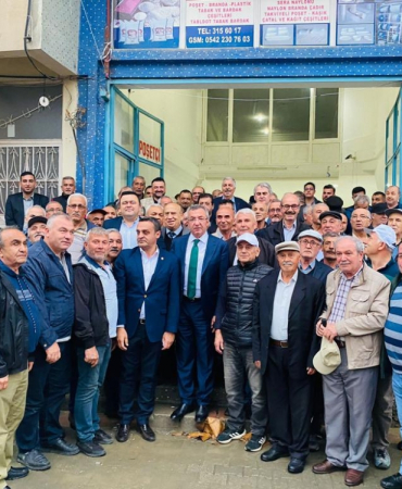 CHP Grup Başkanvekili Engin Altay, Sinop'ta seçim bürosunu ziyaret etti