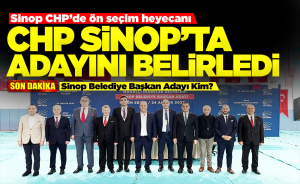 CHP Sinop Belediye Başkan Adayı ön seçimle belirlendi
