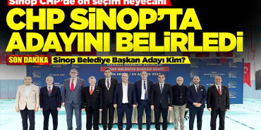 CHP Sinop Belediye Başkan Adayı ön seçimle belirlendi