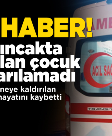 Salıncakta boğulan çocuk hayatını kaybetti