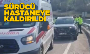 Sinop’ta kontrolden çıkan ATV bariyere çarptı