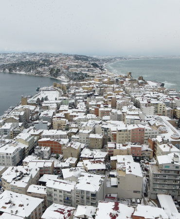 SİNOP KENT MERKEZİ VE KALESİ DRONLE İLE GÖRÜNTÜLENDİ