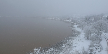 SARIKUM GÖLÜ BEYAZ GELİNLİĞİNİ GİYDİ