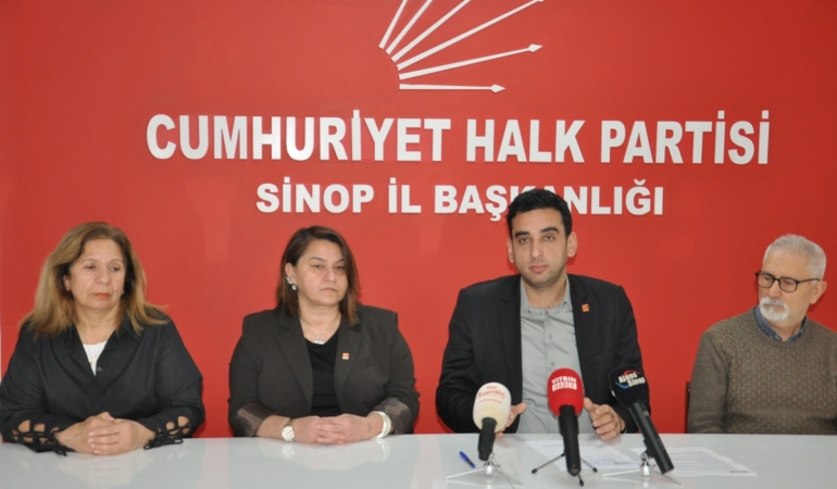 CHP Sinop İl Başkanlığı, eğitimdeki sorunları dile getirdi