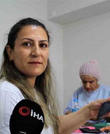 Sinop'ta depremzede kadınlar üretiyor