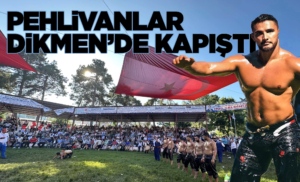 Karadeniz'in Kırkpınar'ı Dikmen Güreşleri yapıldı