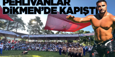 Karadeniz'in Kırkpınar'ı Dikmen Güreşleri yapıldı