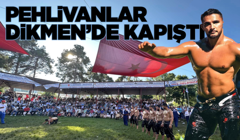 Karadeniz’in Kırkpınar’ı Dikmen Güreşleri yapıldı