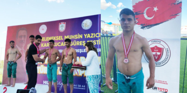 Sinoplu güreşçi Türkiye 3. oldu