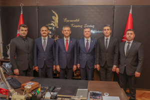 ATAUZDER GENEL BAŞKANI MUSTAFA GÜNDEŞLİ’DEN, CHP GENEL BAŞKANI ÖZGÜR ÖZEL’E ZİYARET