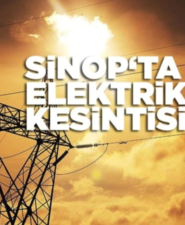 Sinop ve bazı ilçelerinde planlı elektrik kesintisi