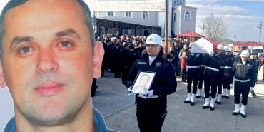 Sinop'ta görevliydi. Polis memuruna son görev