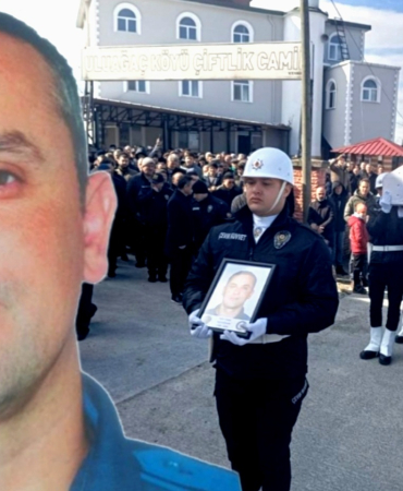 Sinop'ta görevliydi. Polis memuruna son görev