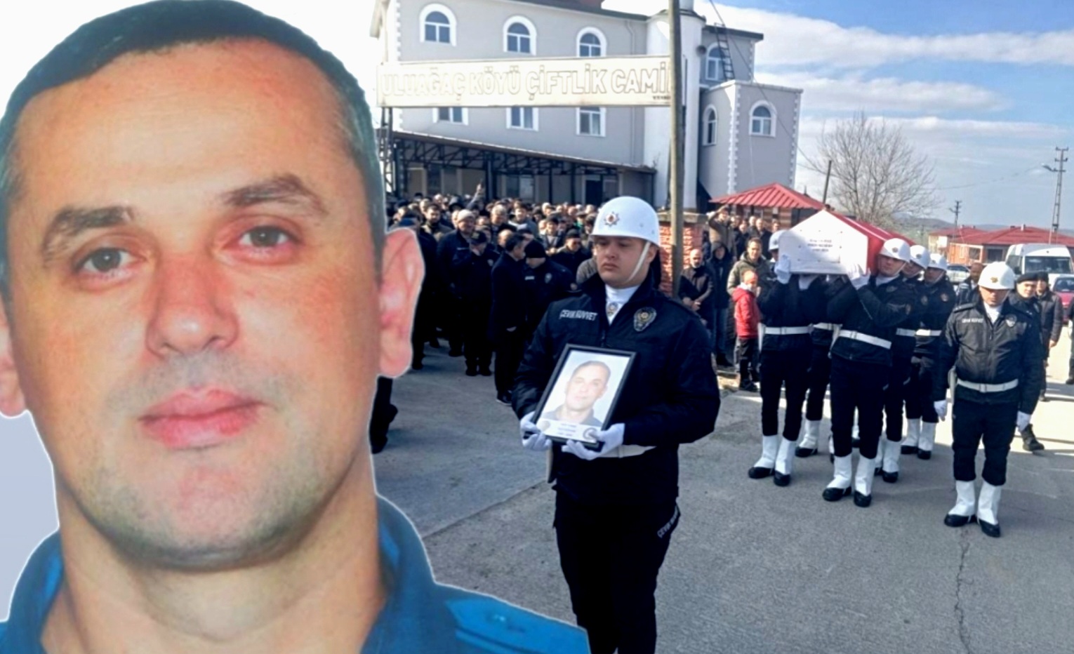 Sinop'ta görevliydi. Polis memuruna son görev