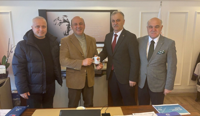 THK YÖNETİMİNDEN BAŞKAN GÜRBÜZ’E ZİYARET