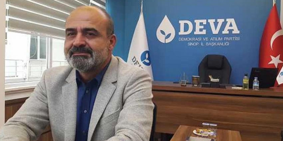 DEVA PARTİSİ SİNOP İL BAŞKANI BİRHAN YALÇIN İSTİFA ETTİ