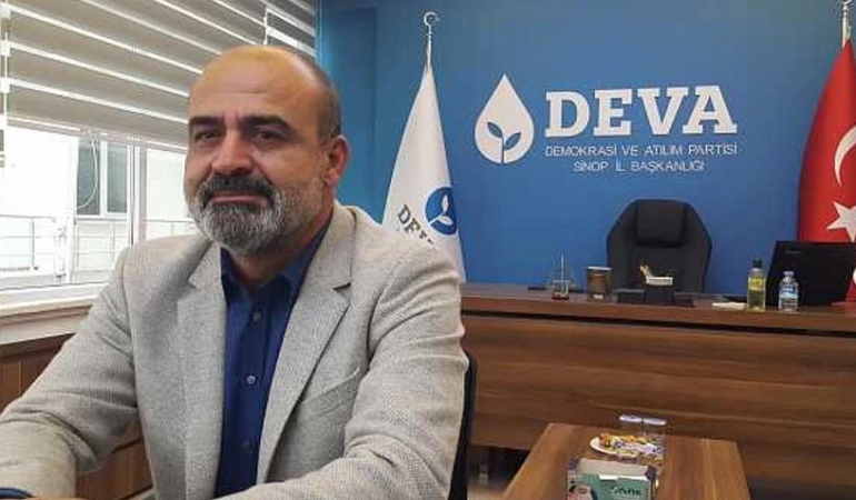 DEVA PARTİSİ SİNOP İL BAŞKANI BİRHAN YALÇIN İSTİFA ETTİ
