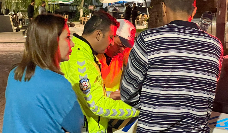 Sinop’ta Yabancı Uyruklu Sürücü Alkollü Yakalandı