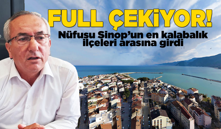 Gerze'de yaz nüfusu 65 bini geçti