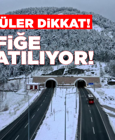 Ilgaz Tüneli trafiğe kapatılıyor!