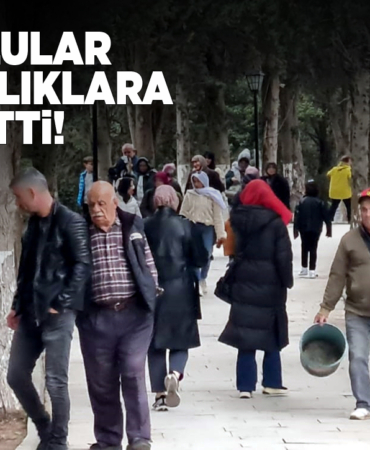 Sinop'taki mezarlıklarda arife günü yoğunluğu