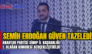 MEVCUT BAŞKAN SEMİH ERDOĞAN GÜVEN TAZELEDİ!