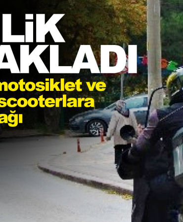 Sinop'ta motosikletlere trafik yasağı