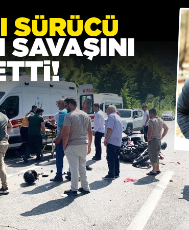 Yaralı sürücü hayatını kaybetti!