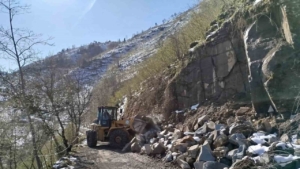Ordu’da kar yağışı sonrası çok sayıda heyelan yaşandı