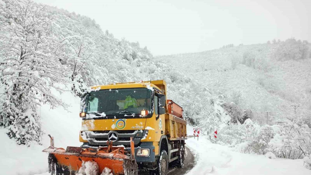 Ordu’da karla mücadele devam ediyor