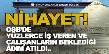 OSB'YE HAYIRLI OLSUN!