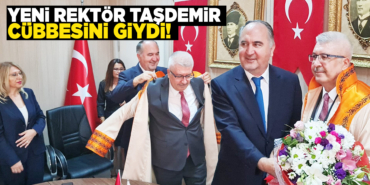 Sinop Üniversitesi Rektörü Taşdemir görevi devraldı