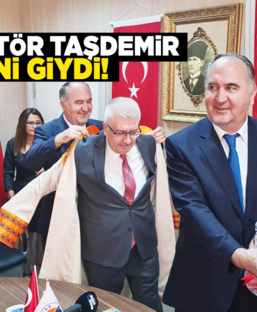 Sinop Üniversitesi Rektörü Taşdemir görevi devraldı