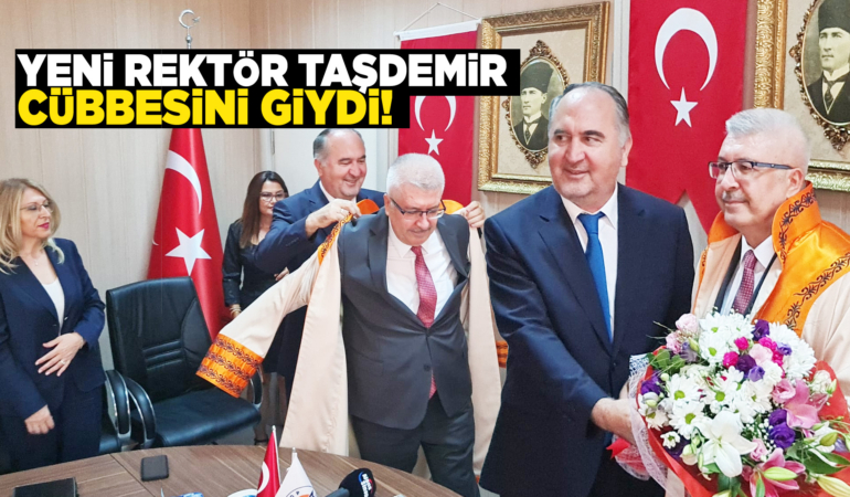 Sinop Üniversitesi Rektörü Taşdemir görevi devraldı