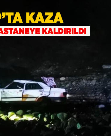 Sinop'ta otomobil kayalık alana uçtu