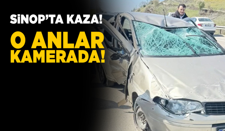 Sinop’ta sürücü direksiyon başında rahatsızlandı