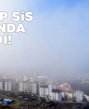 Sinop'ta akşam saatlerinde sis etkili oldu