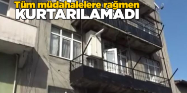 Üçüncü kattan düşen şahıs hayatını kaybetti