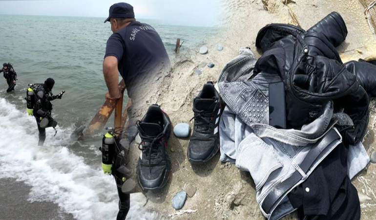 Sahilde elbiseleri bulunun şahıs aranıyor!