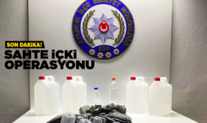 Sahte içki operasyonu: 20 litre etil alkol ele geçirildi