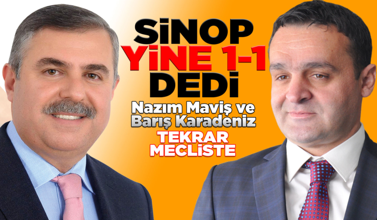 Sinoplu sandıkta yine 1+1 dedi