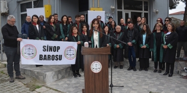 Sinop Barosu'ndan İstanbul Barosu'na destek