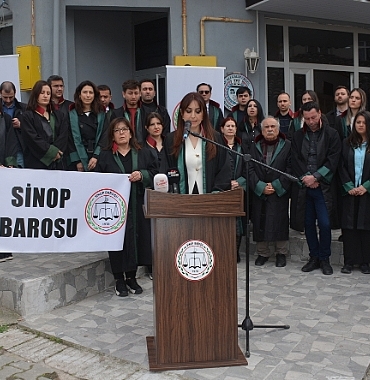 Sinop Barosu'ndan İstanbul Barosu'na destek