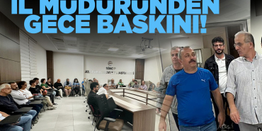 Sinop'ta il müdüründen hastaneye gece baskını